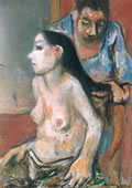 Capera, 1987, olio su tela, cm 70x50, esposta alla XIII Expo Arte di Bari